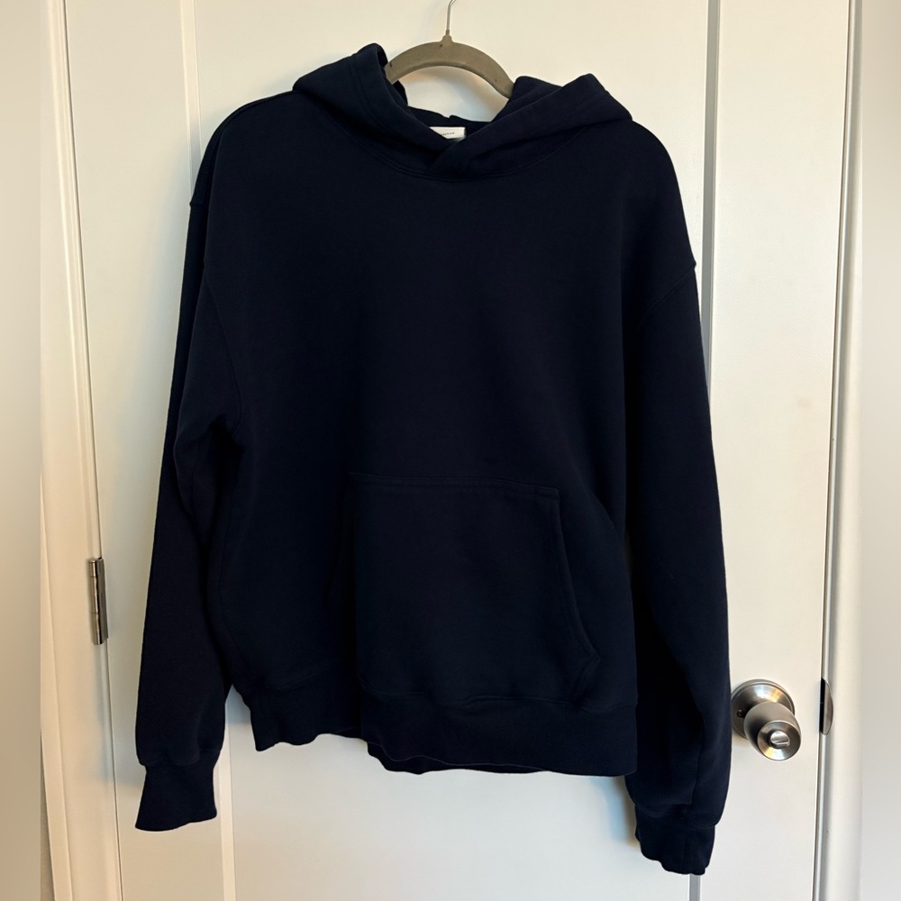 Aritzia Cozy Sweatfleece Perfect Hoodie Admiral Navy